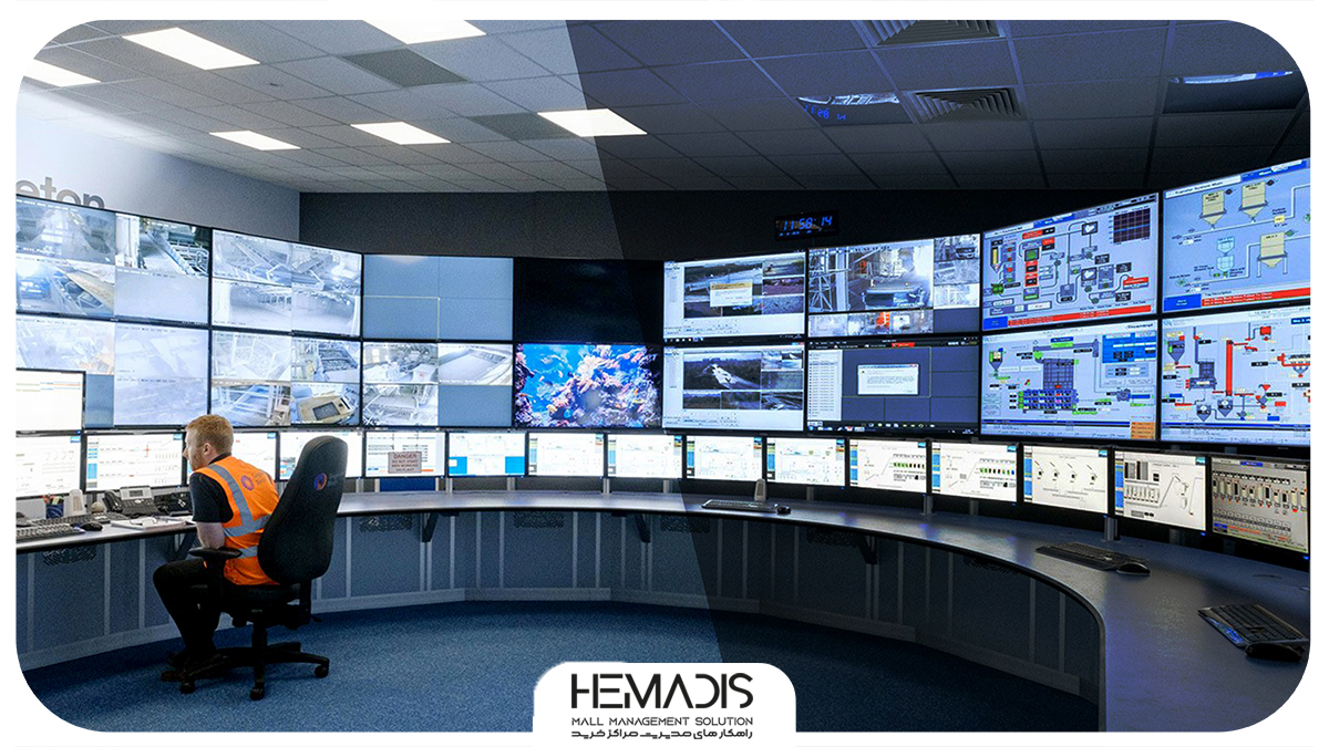 نقش اتاق cctv در مدیریت بهره برداری مجتمع تجاری